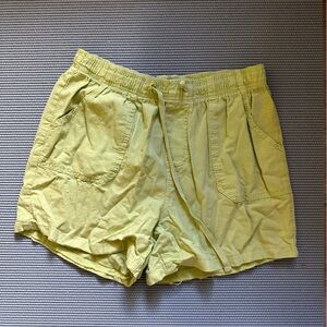 Green 100% Cotton Shorts